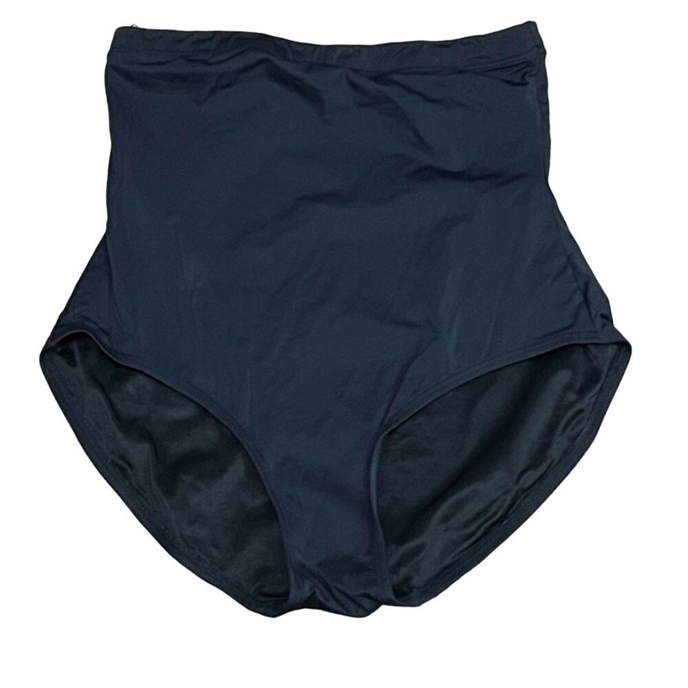 Spanx Womens High Waisted Shapewear Size 10 Black Waist Compression Briefs